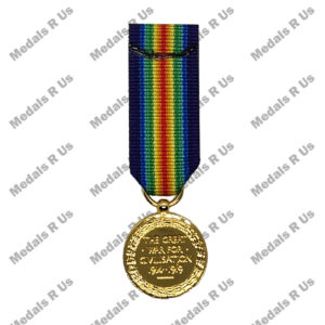 Alternative view of Victory Medal - Miniature