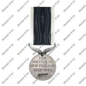 Alternative view of NEW ZEALAND WAR SERVICE MEDAL - FULL SIZE