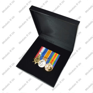 MOUNTED MEDAL SET WWI - GROUP 03 (3 MEDALS)