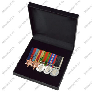 MOUNTED MEDAL SET WWII - GROUP 08 (5 MEDALS)