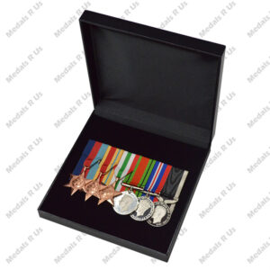 MOUNTED MEDAL SET WWII - GROUP 12 (6 MEDALS)