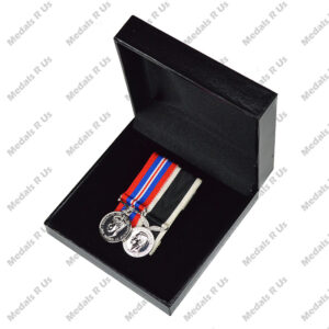 Alternative view of MOUNTED MEDAL SET WWII - GROUP 01 (2 MEDALS)