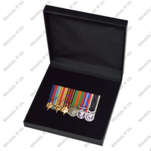 Alternative view of MOUNTED MEDAL SET WWII - GROUP 14 (6 MEDALS)